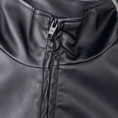 Balenciaga Leather Tracksuit Jacket "Taxi"