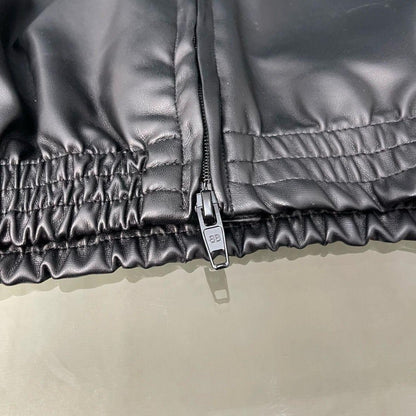 Balenciaga Leather Tracksuit Jacket "Taxi"